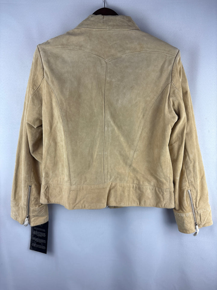 Women’s Pamela McCoy Large Tan Suede Jacket