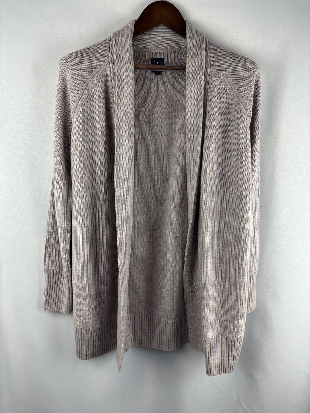 Women’s GAP Small Mauvish Gray Knit Cardigan