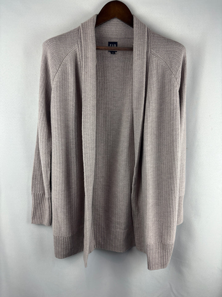 Women’s GAP Small Mauvish Gray Knit Cardigan