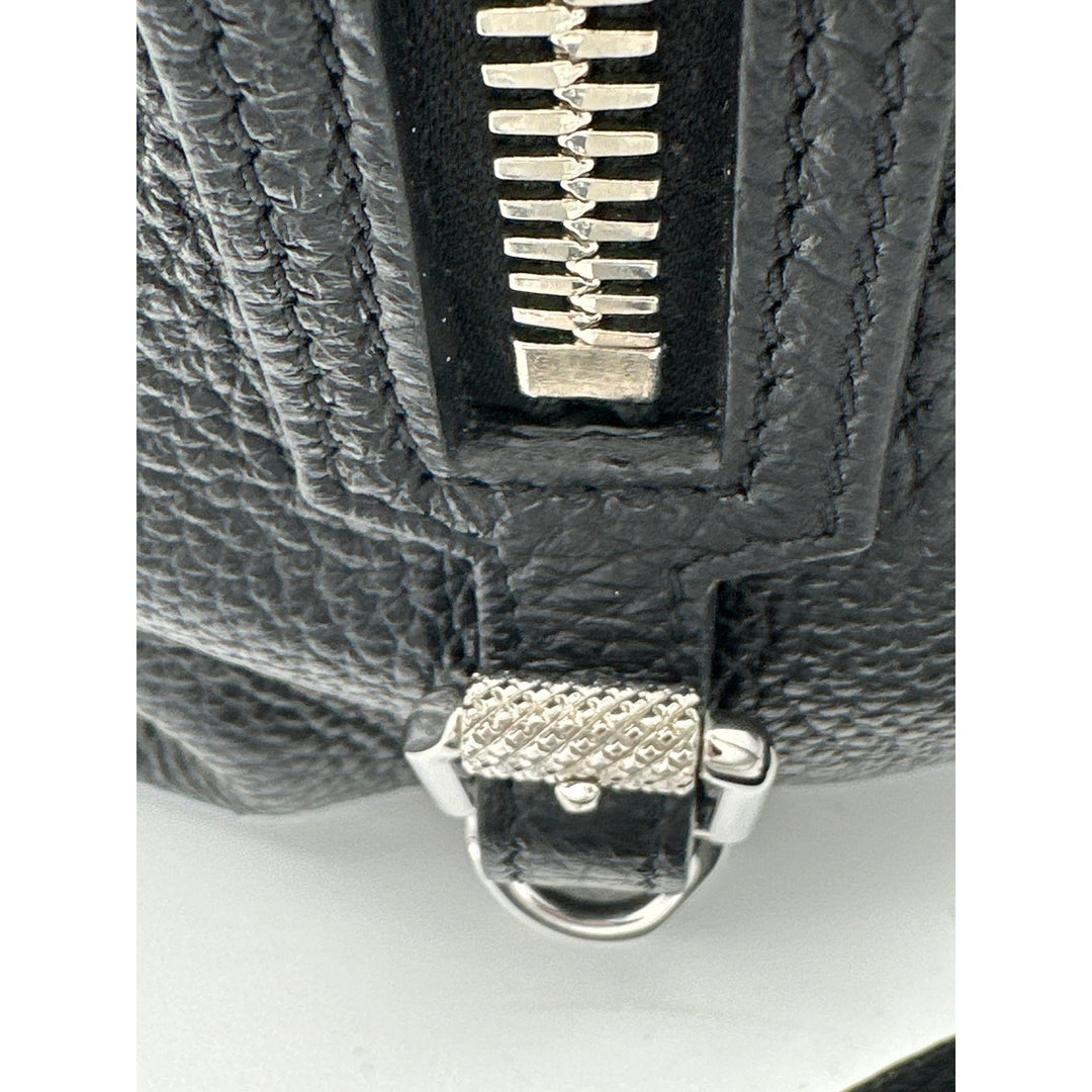 Givenchy Black Leather Pebble Textured Large Pandora Travel Bag