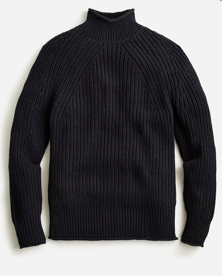 Women’s J.Crew Charcoal Black Roll neck Sweater XS