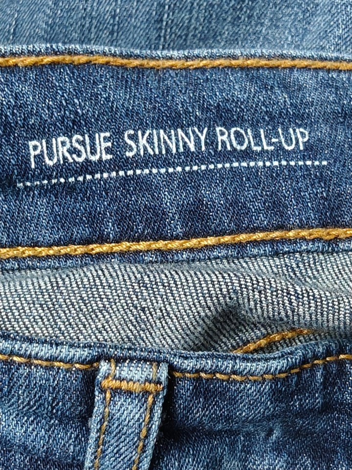 Womens CJ by Cookie Johnson Skinny Jeans Blue Size 34