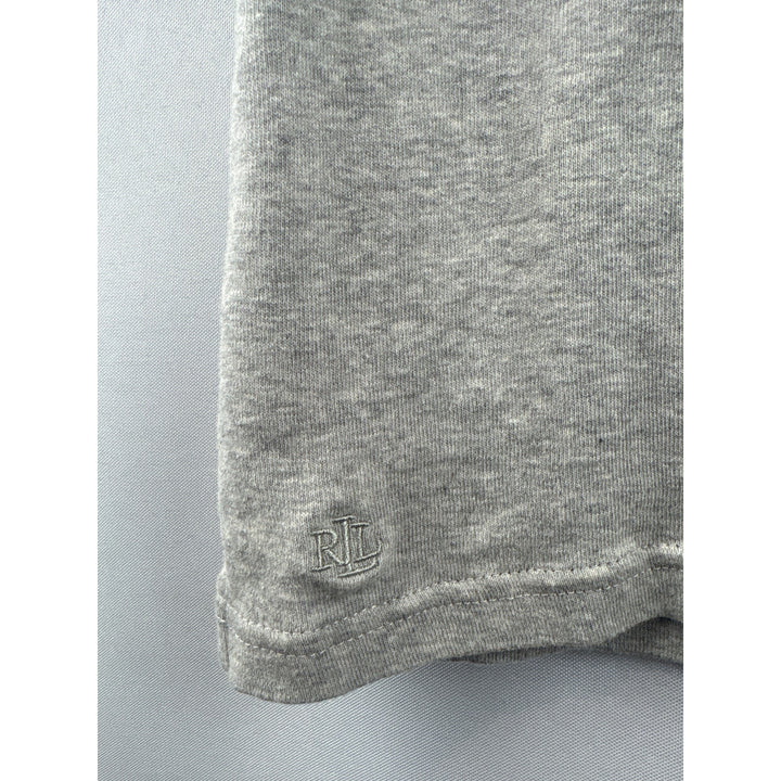 Women’s Green Label Ralph Lauren Large Grey Scoop Neck Short Sleeve
