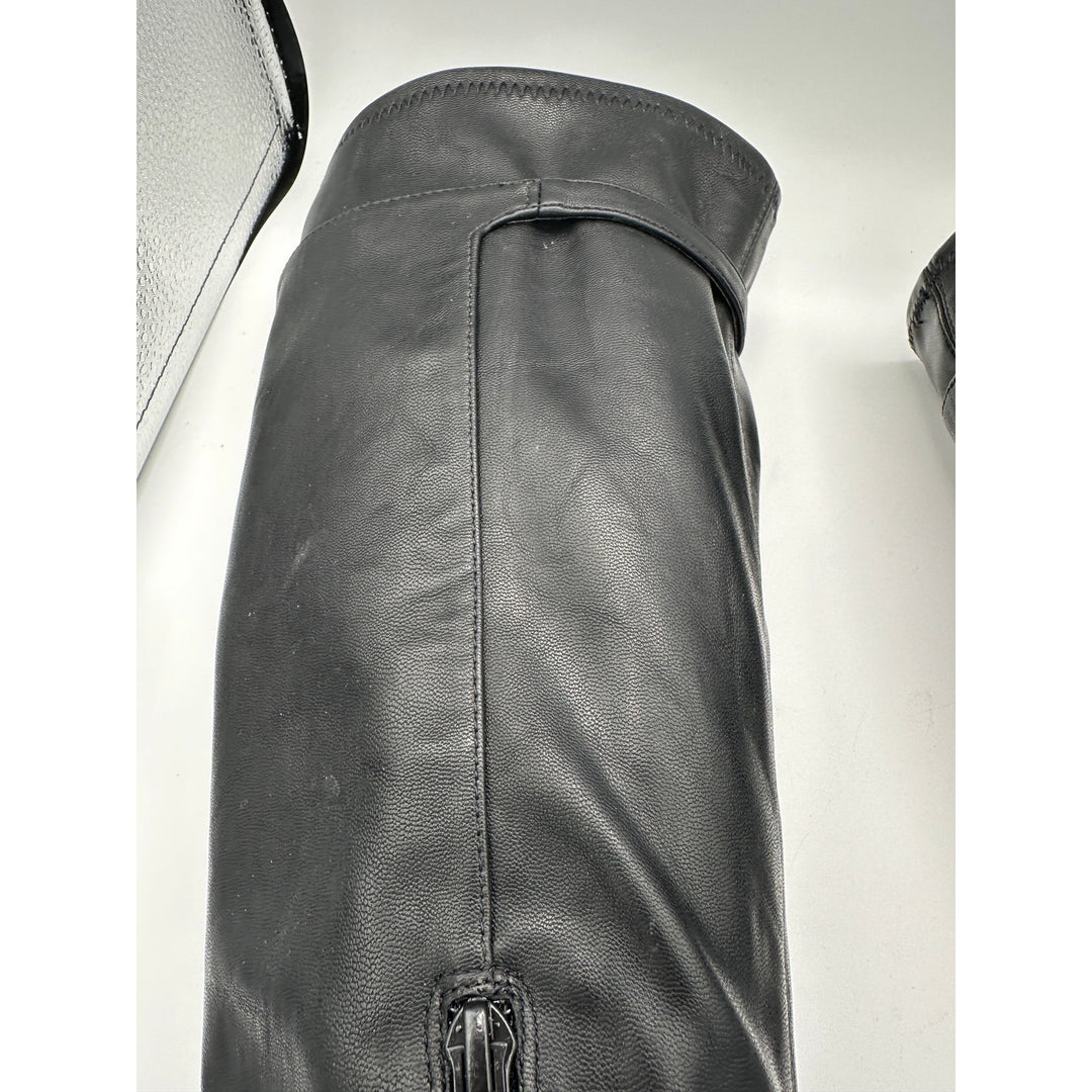 Women’s Nine West Noureen Black Knee High Heeled Boots Size 8.5
