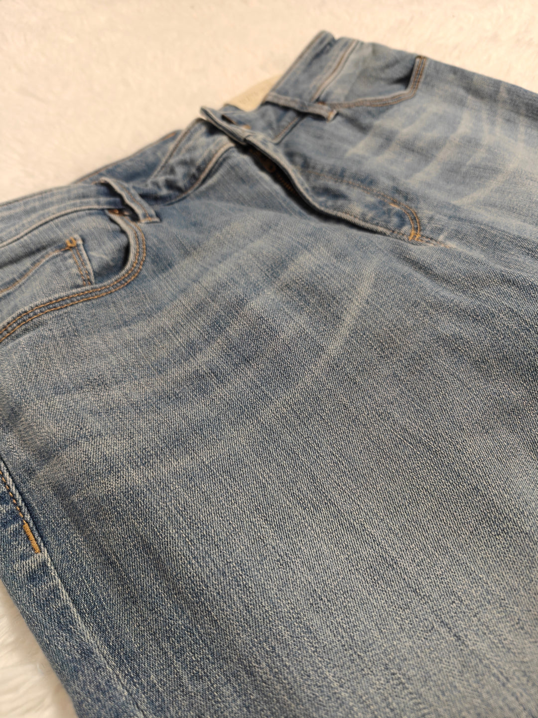 Ann Taylor LOFT Womens Curvy Skinny Jeans Light Wash Size 31 12 NWT
