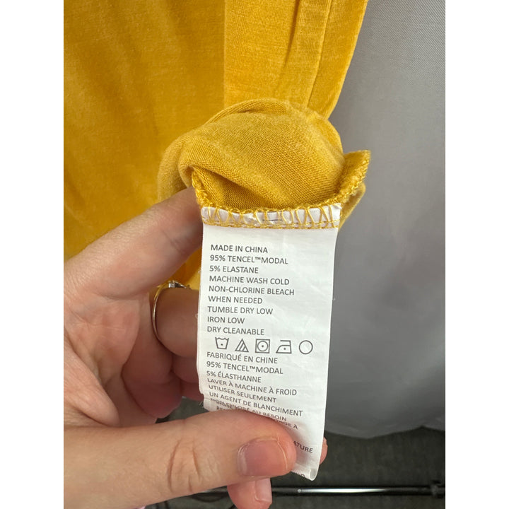 Women’s Prana Small Mustard Yellow Tank