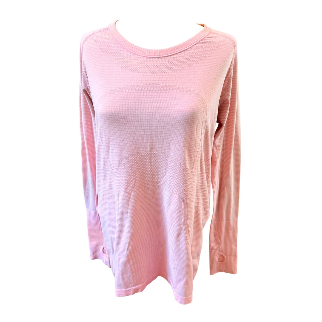 Lululemon Longsleeve Pink Athletic Top for Women