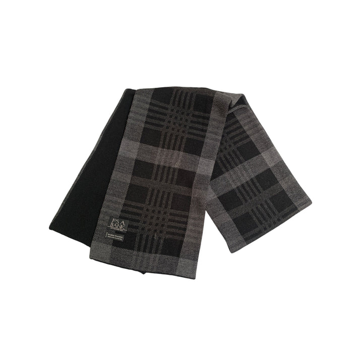 Women’s Jos. A. Bank Black & Gray Pattern Scarf