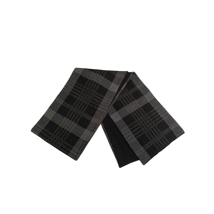 Women’s Jos. A. Bank Black & Gray Pattern Scarf