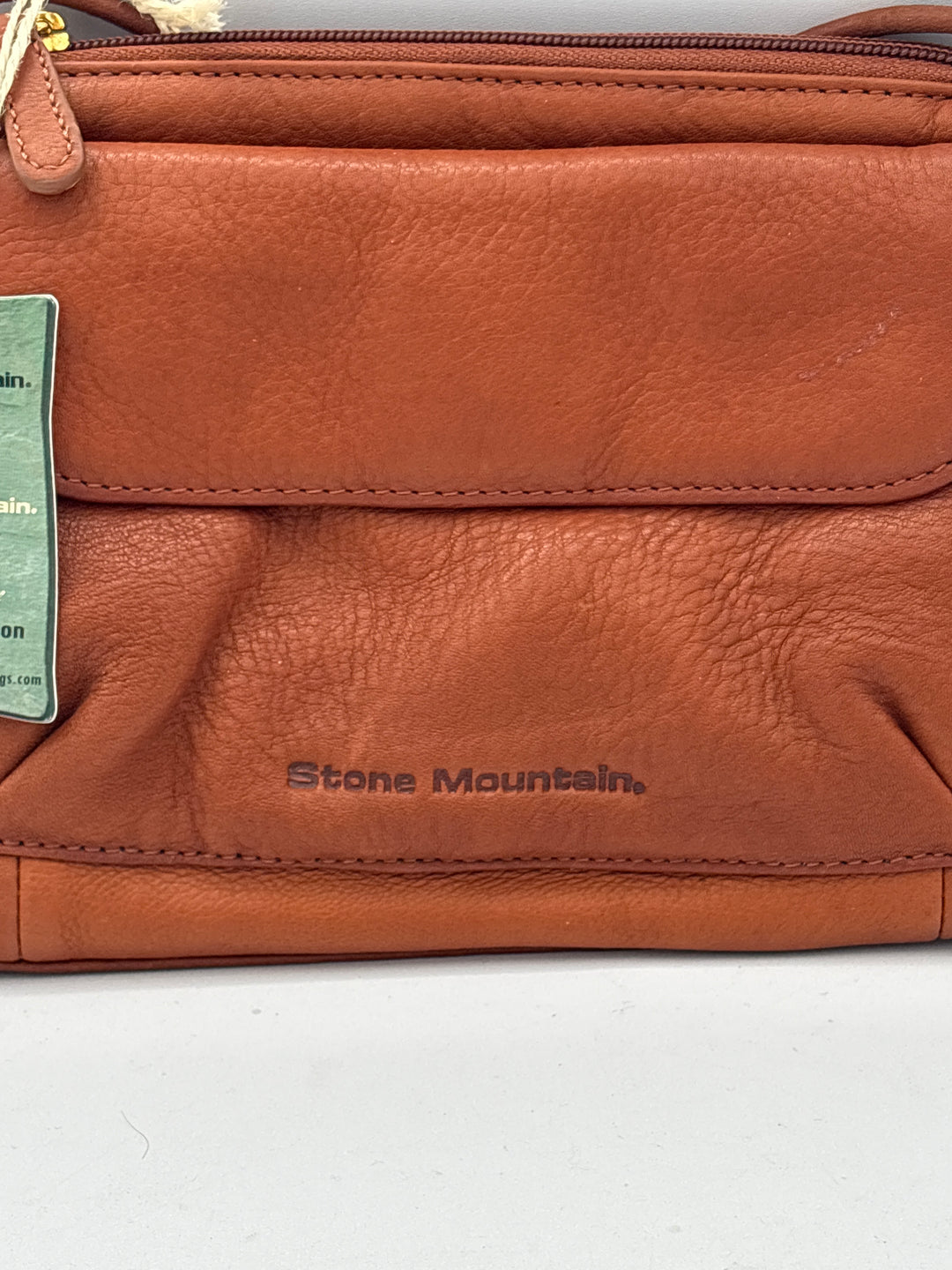 Women’s Stone Mountain Soft Leather Brown Crossbody Purse