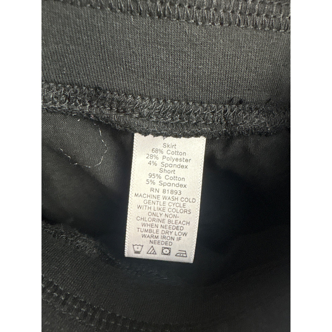 D & Co. Womens Black Skirt XS 68% Cotton 28% Polyester