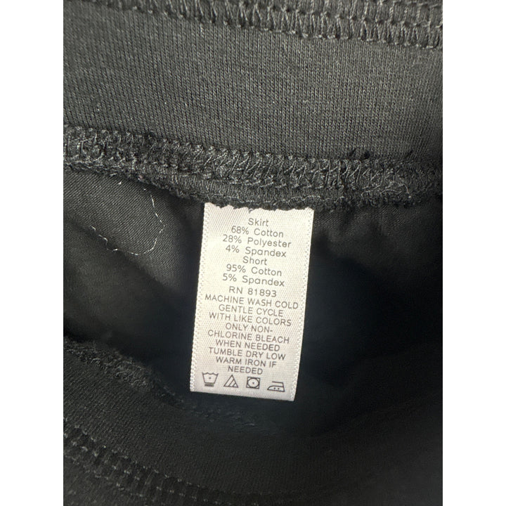 D & Co. Womens Black Skirt XS 68% Cotton 28% Polyester