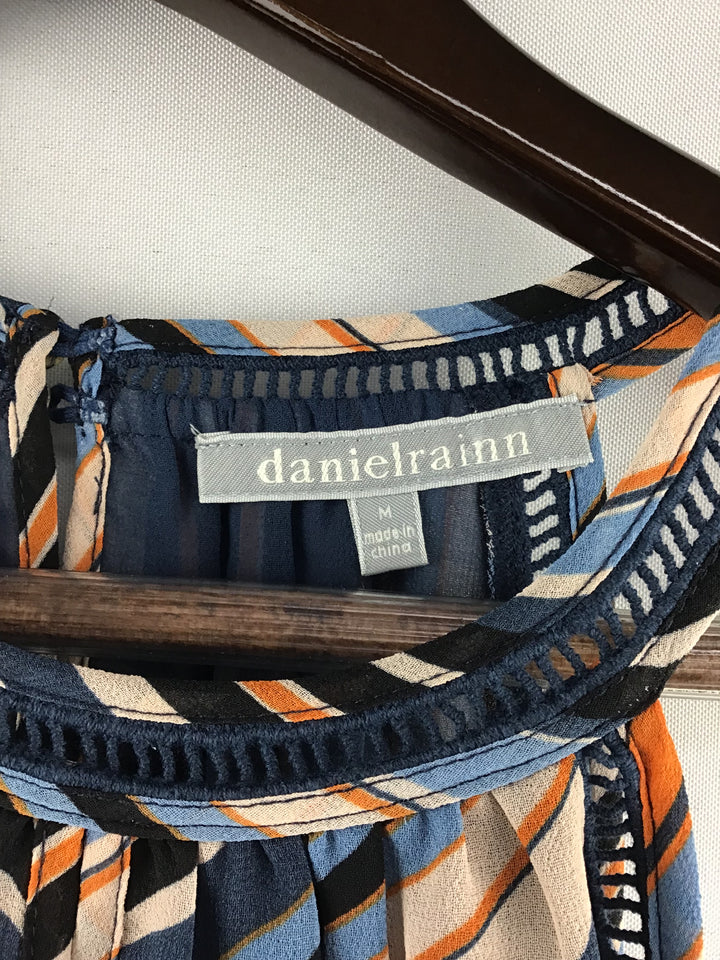 Women’s Daniel Rainn Striped Halter Tank Top Size M