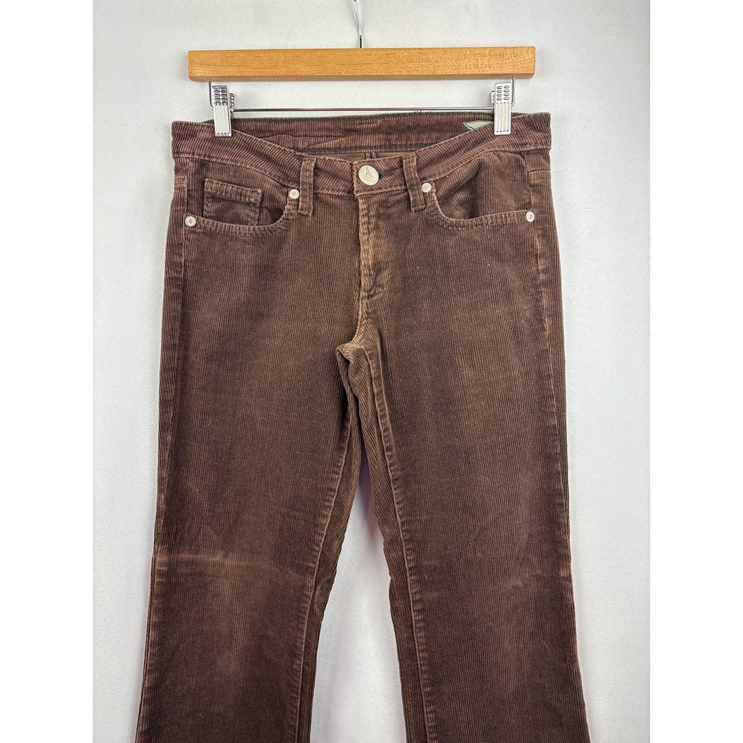 Women’s BCBG Maxarzria Jean Size 28 Brown Corduroy Boot Leg Pants