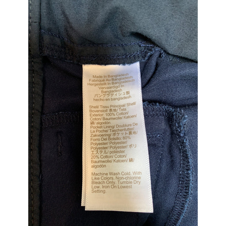 J.Crew Womens Navy Chino Shorts Size 2 Cotton Blend Classic Style