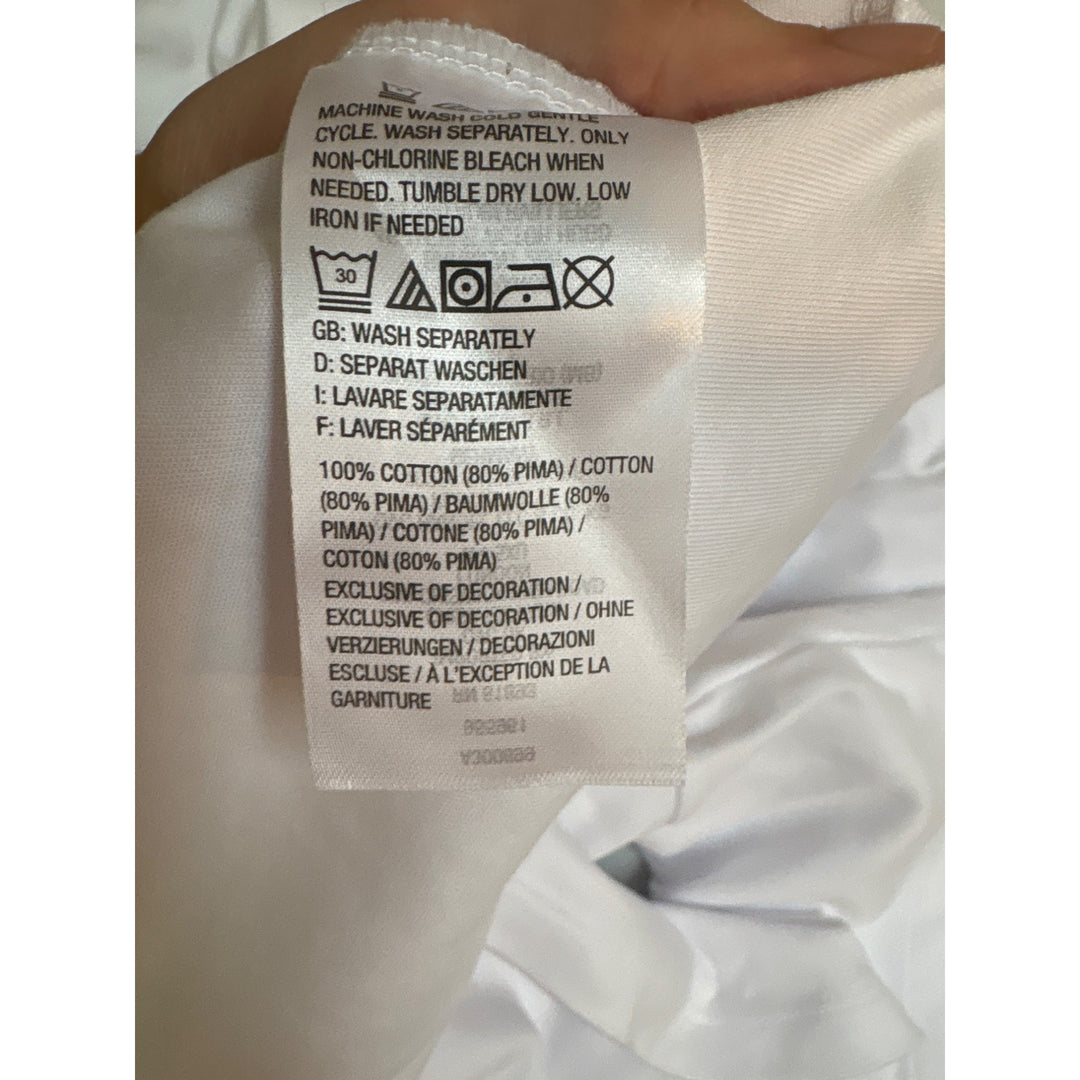 Women’s Isaac Mizrahi Live Size 1X White T-Shirt
