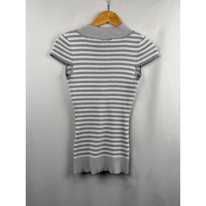 Rue21 Womens Medium Striped V-Neck Knit Top