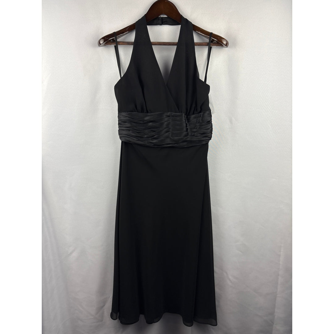 Women’s Style&Co. Size 6 Black Halter Cocktail Dress