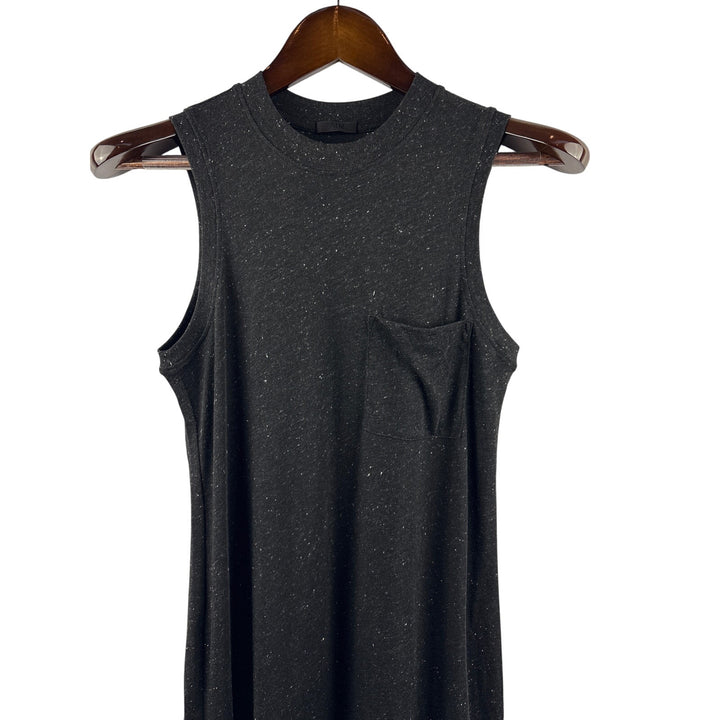 Women’s ATM XS Black w/ White Accents Sleeveless Maxi Dress