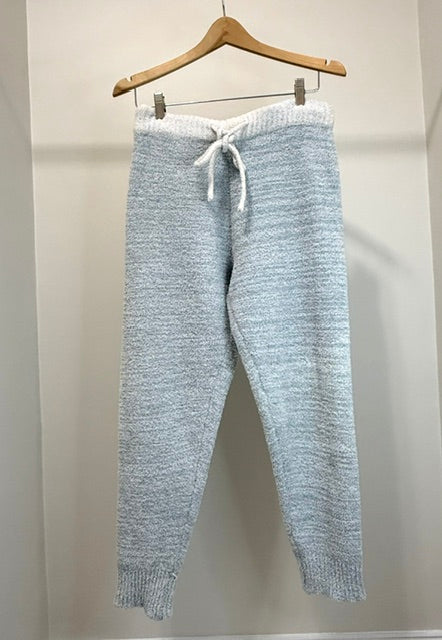 Mia &amp; Tess Chenille Light Blue Joggers – Size XL
