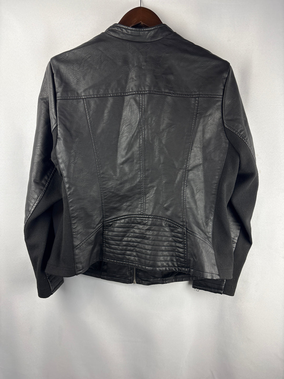 Women’s Torrid Size 2 Black Faux Leather Motor Jacket