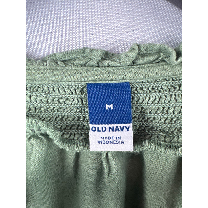 Women’s Old Navy Forest Green Long Sleeve Blouse