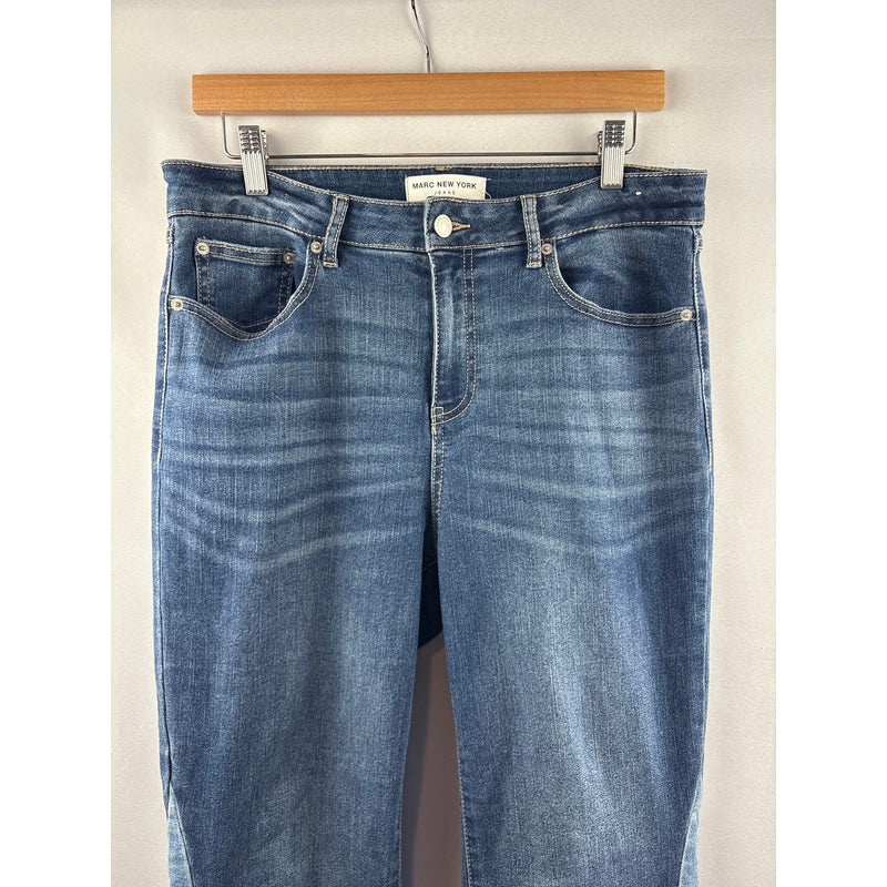 Women’s Marc New York Size 10 Two Toned Blue Wode Leg Jeans