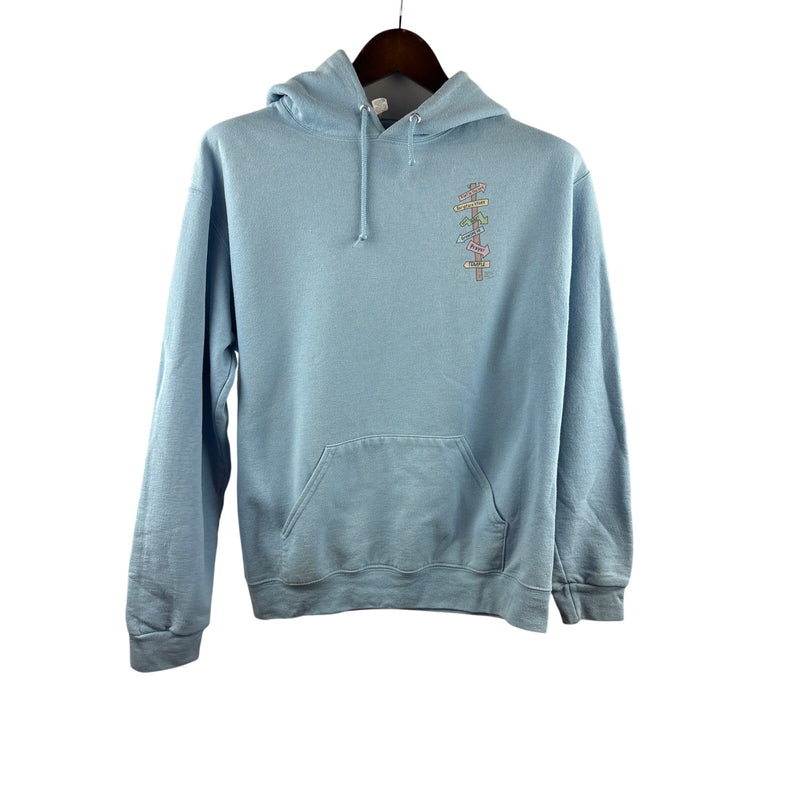 Women’s Jerzees Medium Sky Blue Inspirational Hoodie