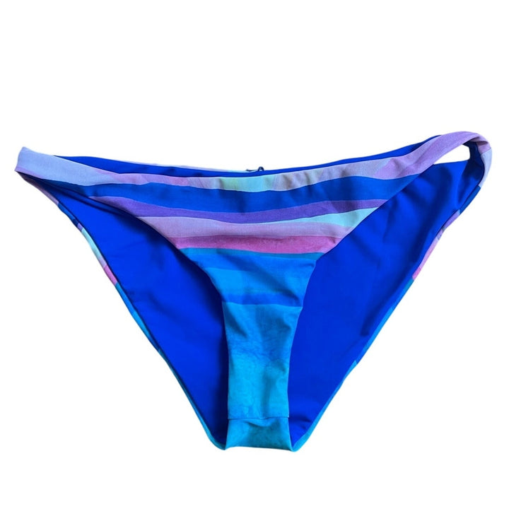 Mara Hoffman Landscape Swimsuit Bottoms Bikini Sunset Boho Hippie Bohemian size Large