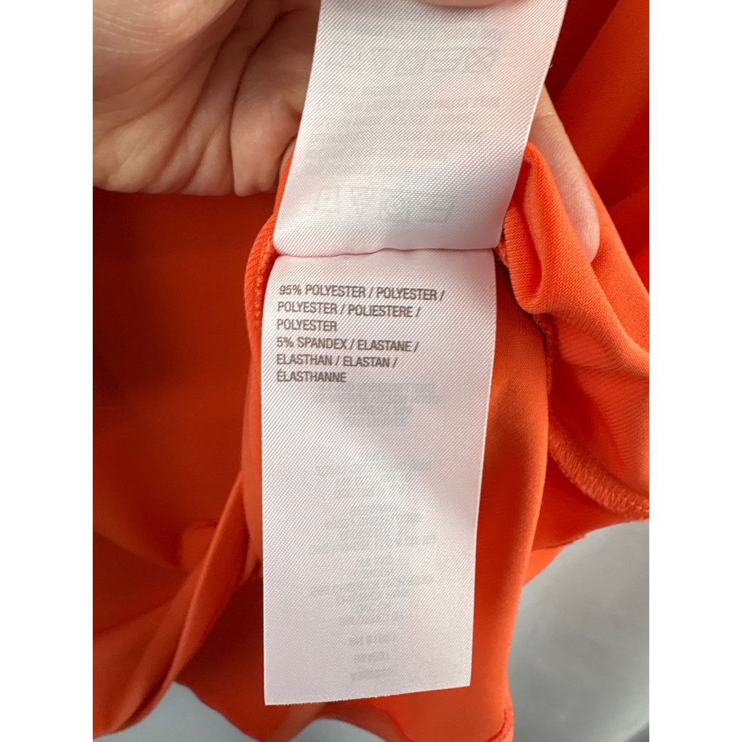 Women’s Susan Graver XL Bright Orange Tank Blouse