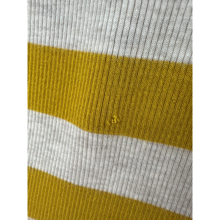 Women’s CAbi Medium Yellow & White Striped Tank