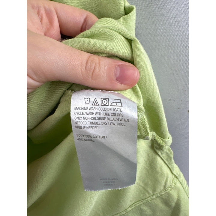 Women’s LOGO Principals Large Leaf Green Short Sleeve Shirt