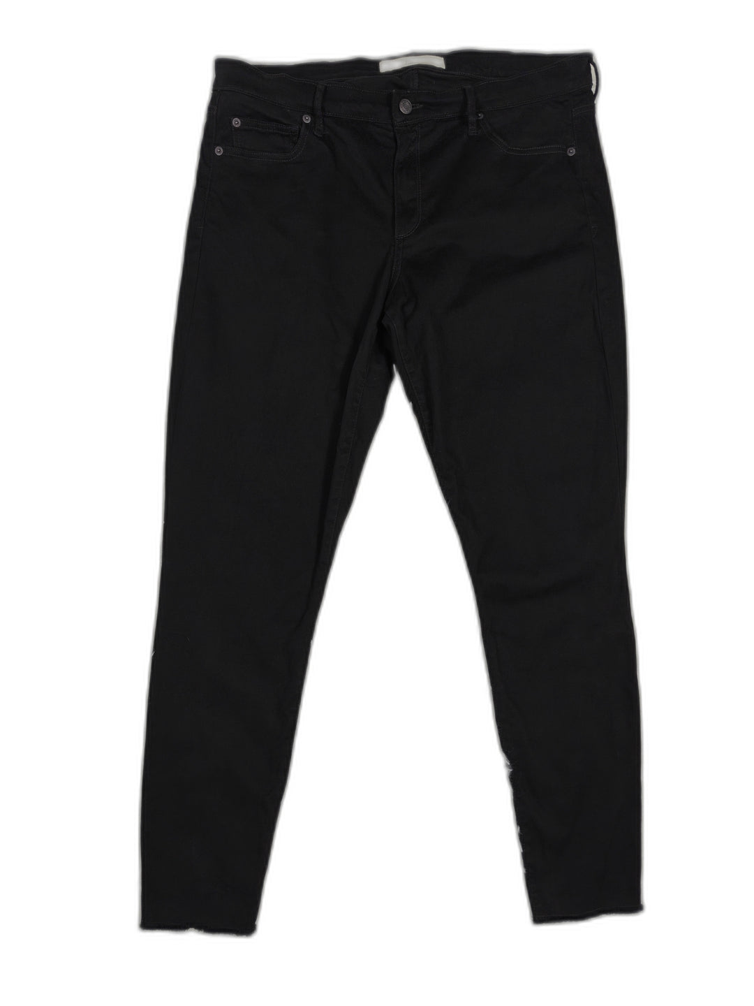 Womens Gap True Skinny Ankle Jeans Classic Black Size 33 Tall
