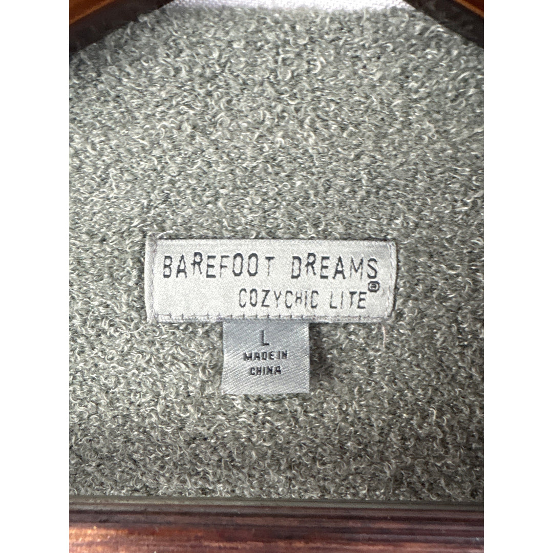 Women’s Barefoot Dreams Large Sage Green Pull Over Plush Sweater
