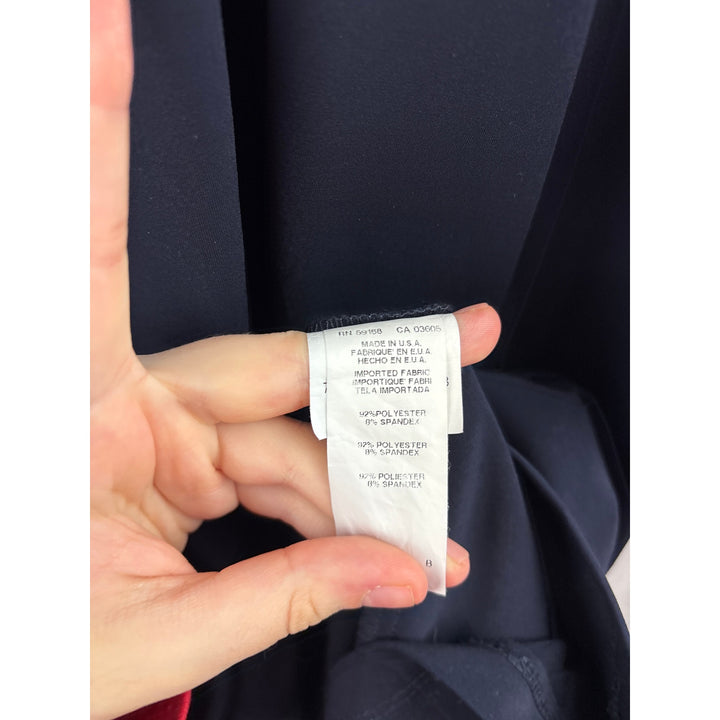 Women’s Karen Kane XL Navy Long Sleeve 3/4 Zip Dress w/ Pockets