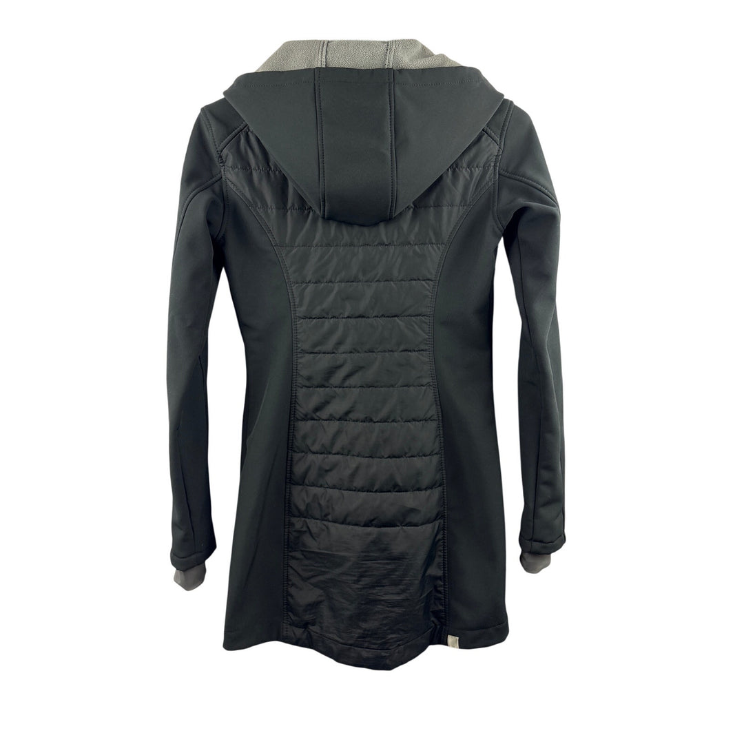 Women’s Bench Small Black and Gray Raincoat