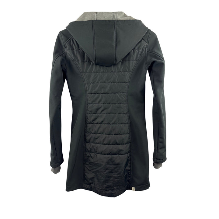Women’s Bench Small Black and Gray Raincoat