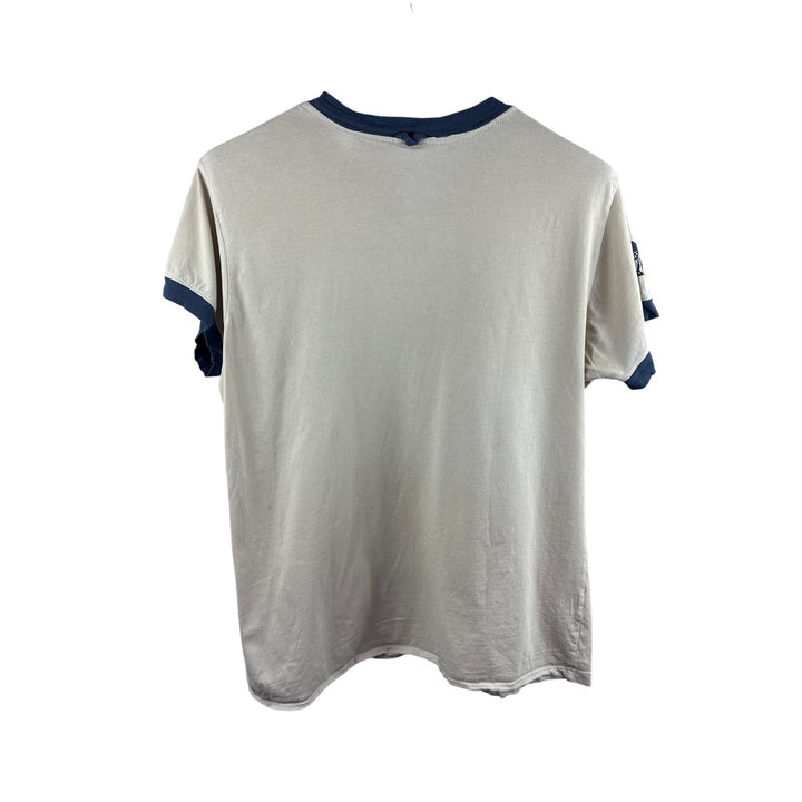 Women’s League College Outfitters Large Cream & Blue Bryan Mawr College T-Shirt