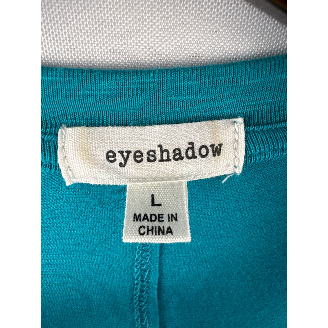 Women’s Eyeshadow Large Teal Tank w/ Knit Embroidery