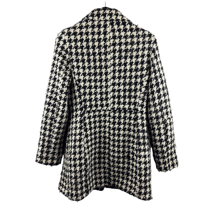 Women’s Esprit Medium Black & White Check Patterned Peacoat