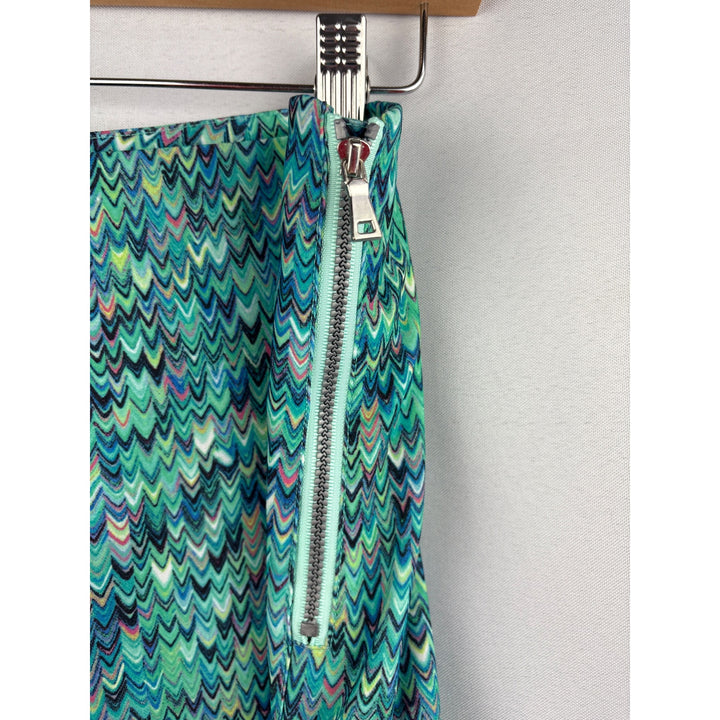 Women’s EP Pro Size 6 Teal Multicolor Golf Skort