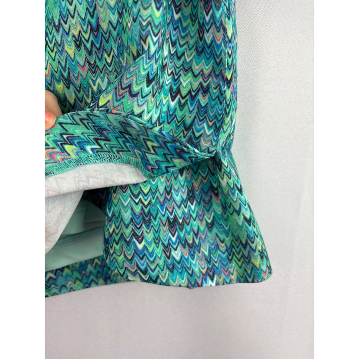Women’s EP Pro Size 6 Teal Multicolor Golf Skort