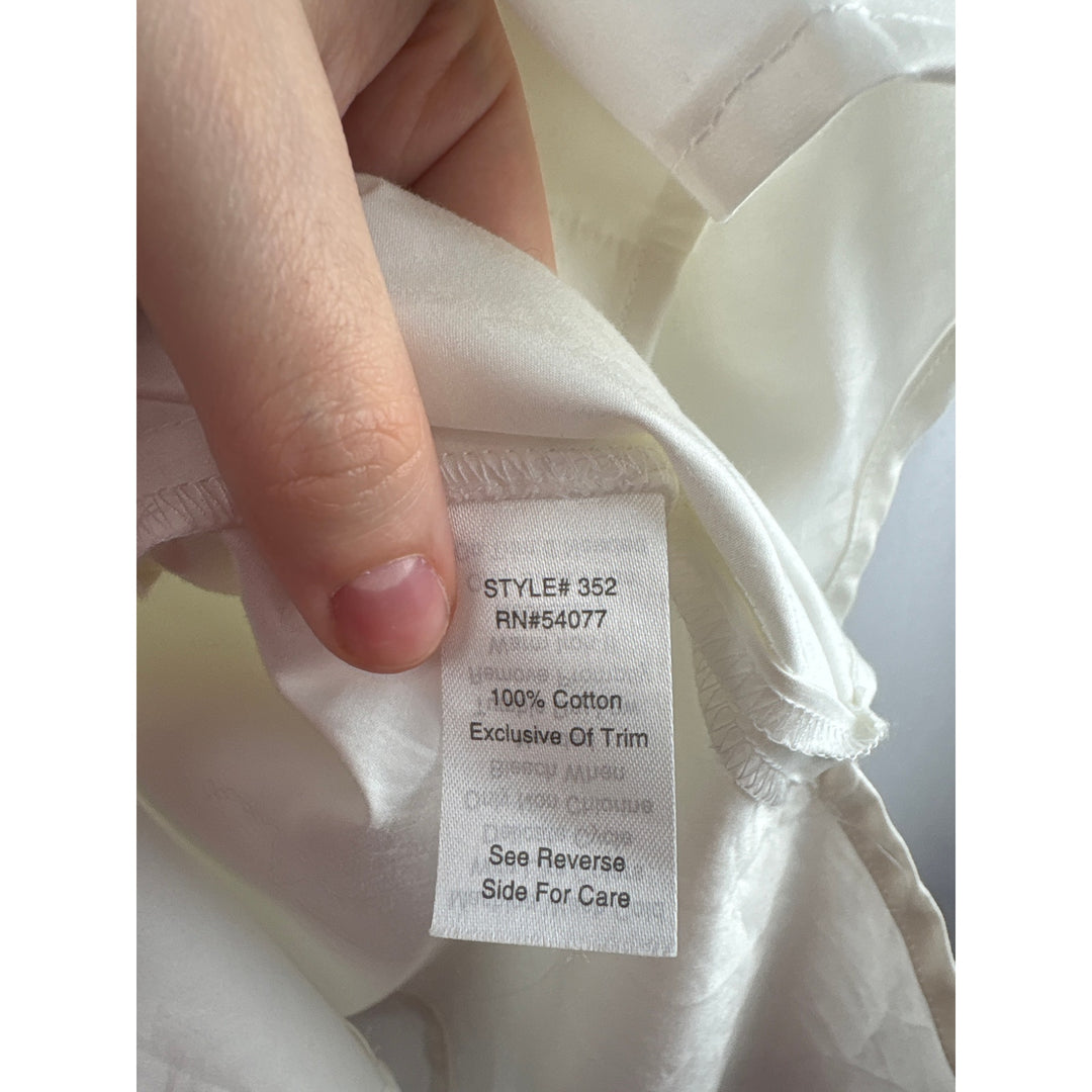 Women’s Cabi XL White Long Sleeve Blouse