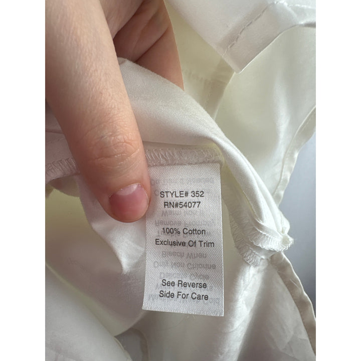 Women’s Cabi XL White Long Sleeve Blouse