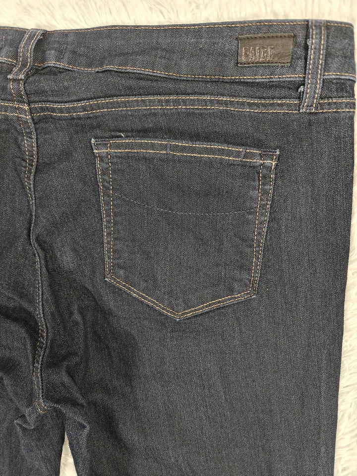 Womens PAIGE Manhattan Bootcut Jeans Dark Wash Size 33