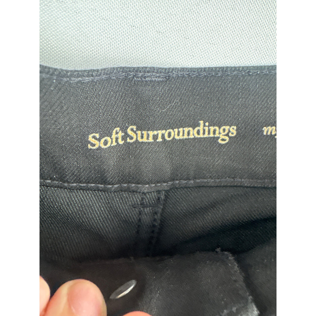 Women’s Soft Surroundings Size Petite 12 Black Skinny Pants