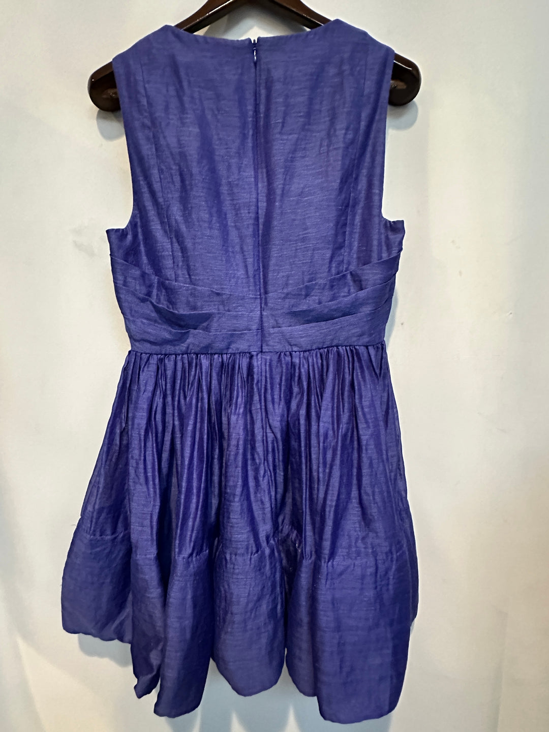 Womens Zimmerman Tama Linen Silk Ultramarine Mini Dress Size 3