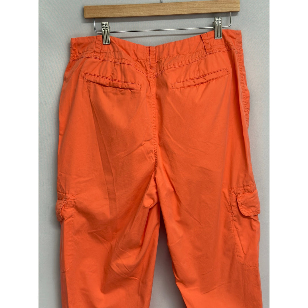 Women’s St. John’s Bay Coral Cargo Capris Size 14W