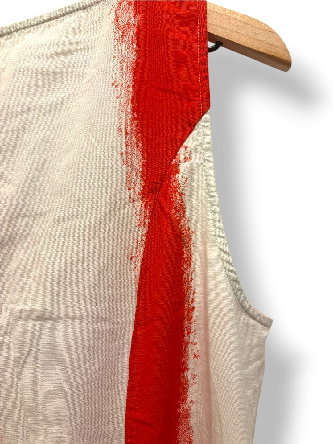 ASOS Design Red White Striped Cotton Linen Maxi Dress Size 10 NWT Resort Vacation