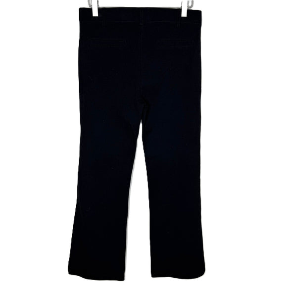 Betaband Black DPYP Dress Pants Yoga Pants Bootcut Stretch Pants, Medium Petite